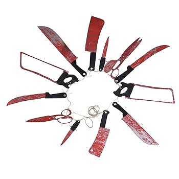 🩸Halloween Bloody Hanging Utensils Decoration
