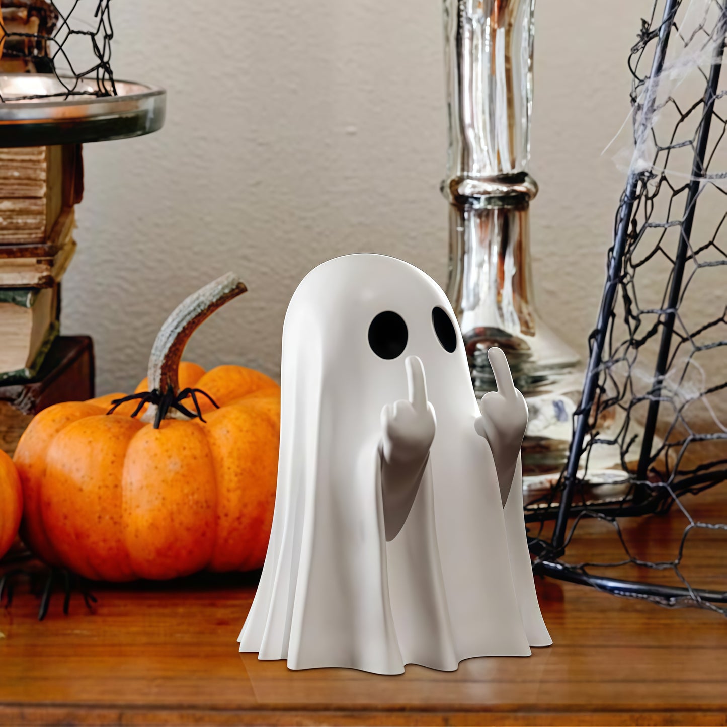 👻 Mischievous Mini Ghost – Halloween Holder 🎃