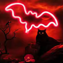 🦇 LED Bat – Halloween Decoration 🎃