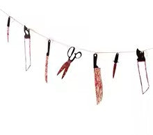 🩸Halloween Bloody Hanging Utensils Decoration