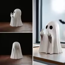 👻 Mischievous Mini Ghost – Halloween Holder 🎃